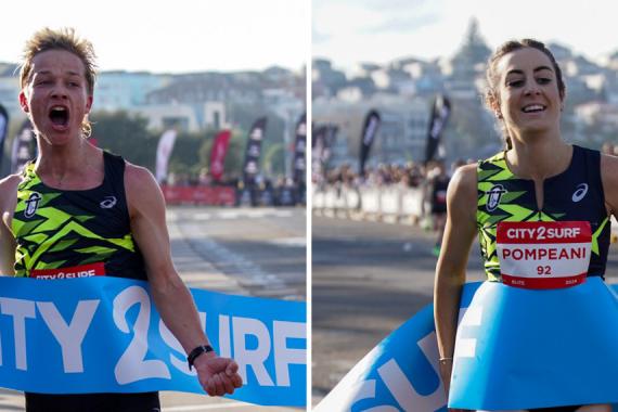 Heyne & Pompeani Claim 2024 City2Surf Titles