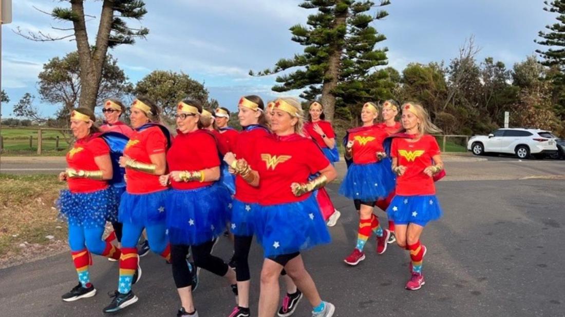 Wonder Woman Guinness World Record Attempt at the 2023 City2Surf